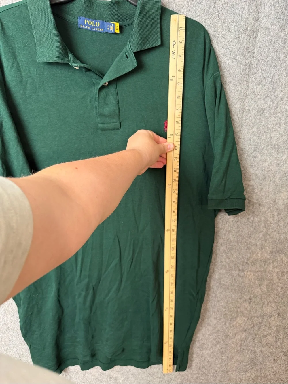 Polo by Ralph Lauren Men’s Large Tall Dark Green Classic Polo Shirt